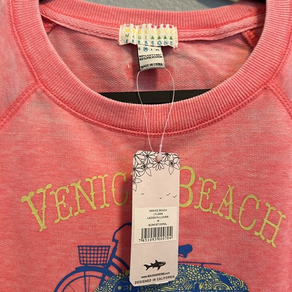 NWT Maui & Sons Venice Beach Pullover - Picture 3 of 5
